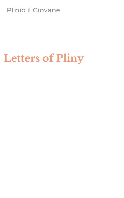 Letters of Pliny