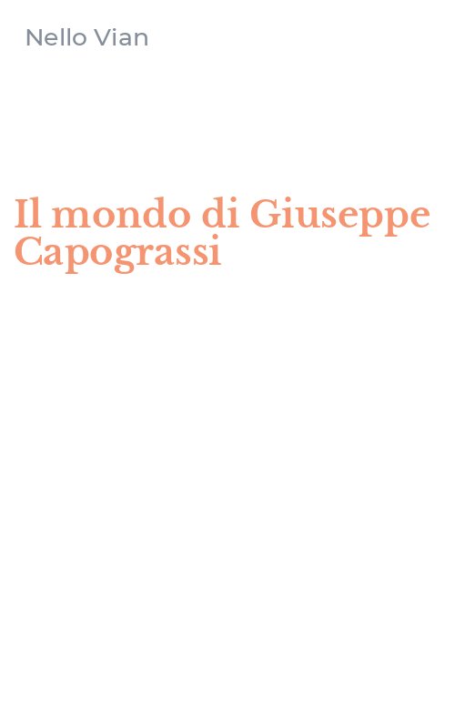 Il mondo di Giuseppe Capograssi