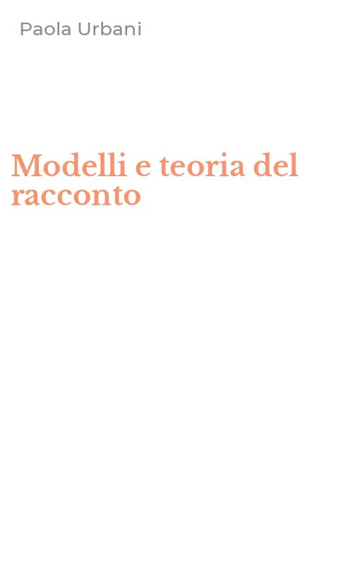 Modelli e teoria del racconto