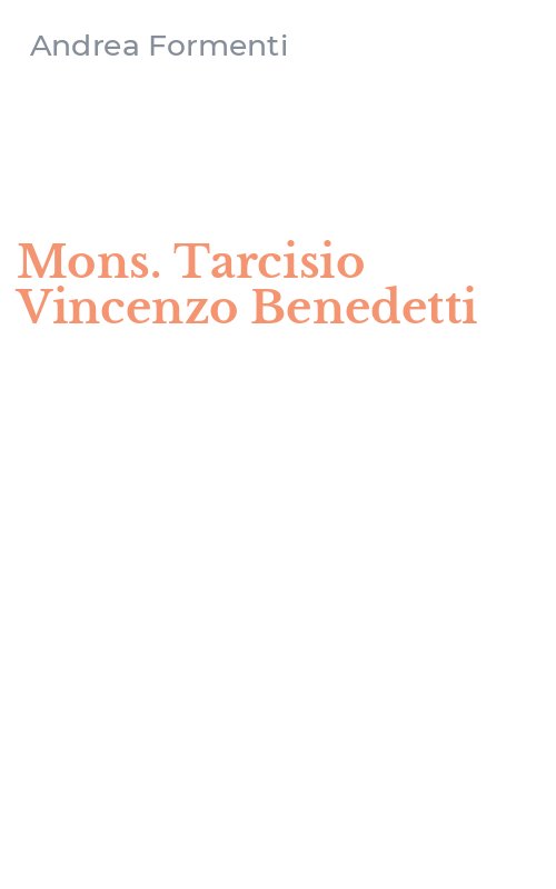 Mons. Tarcisio Vincenzo Benedetti