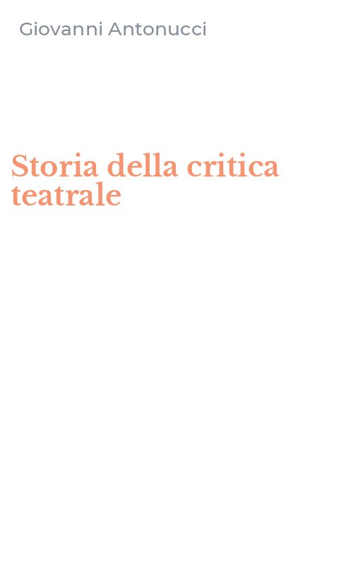 Storia della critica teatrale