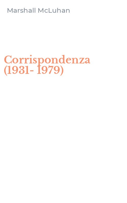 Corrispondenza (1931-1979)