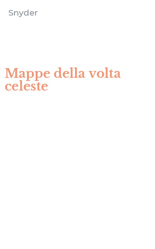 Mappe della volta celeste