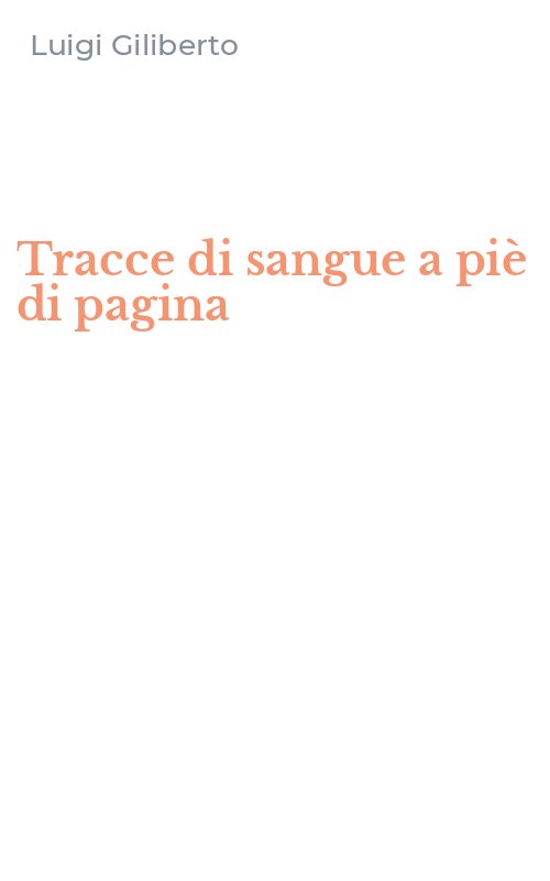 Tracce di sangue a piè di pagina