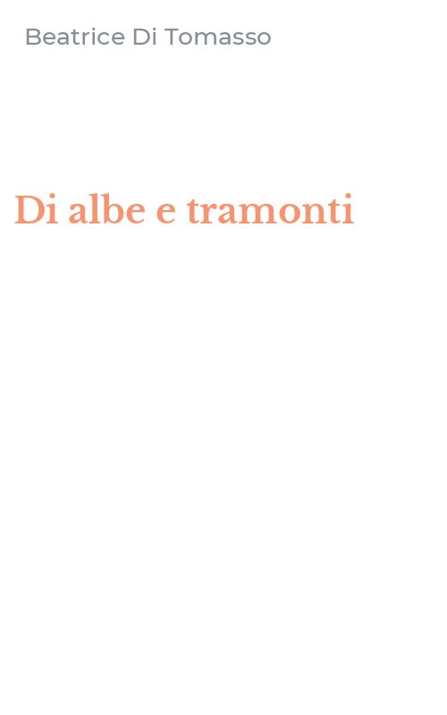 Di albe e tramonti