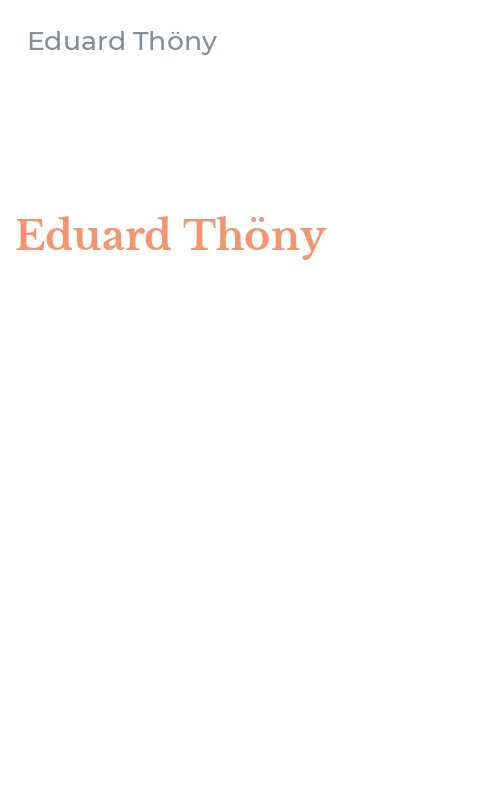 Eduard Thöny