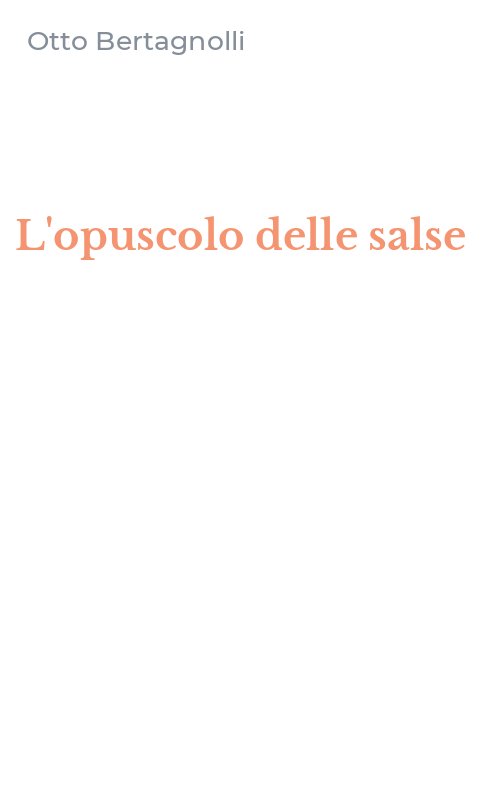 L'opuscolo delle salse
