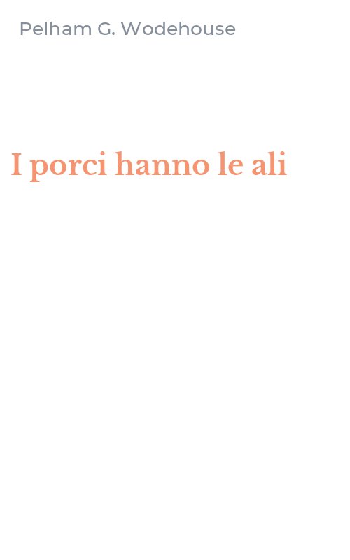 I porci hanno le ali