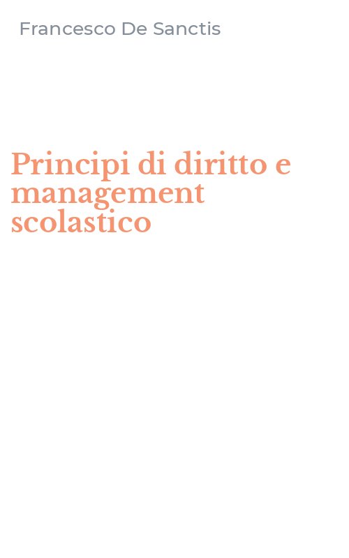 Principi di diritto e management scolastico