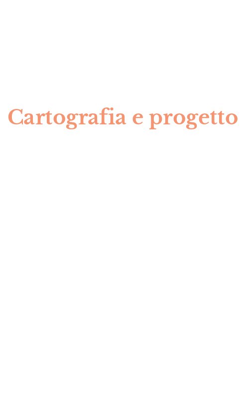 Cartografia e progetto