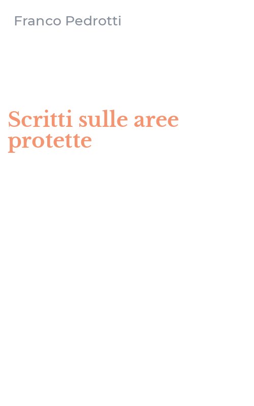 Scritti sulle aree protette