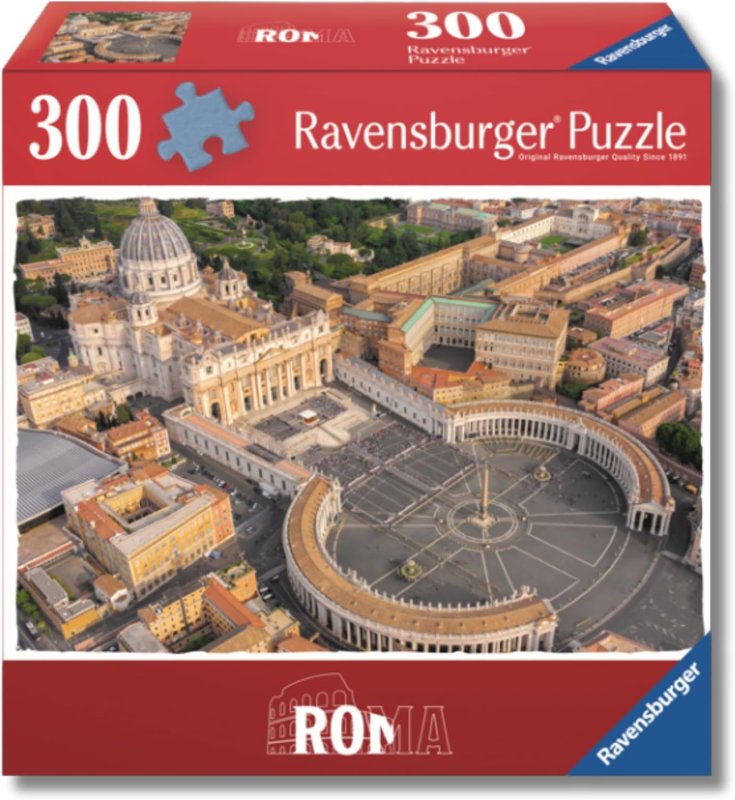 RAVENSBURGER PUZZLE 300 pz ROMA PIAZZA SAN PIETRO