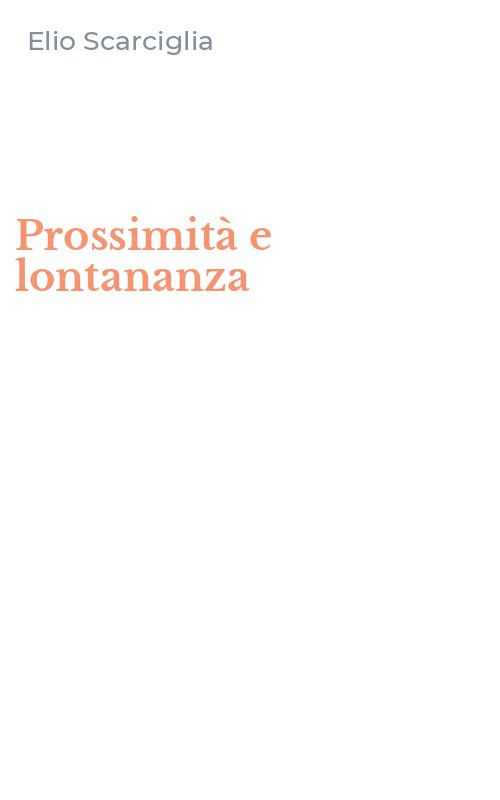 Prossimità e lontananza