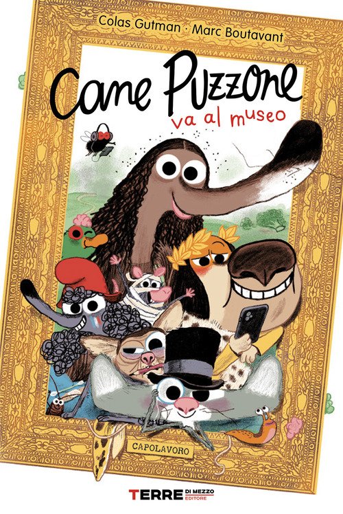 Cane puzzone va al museo