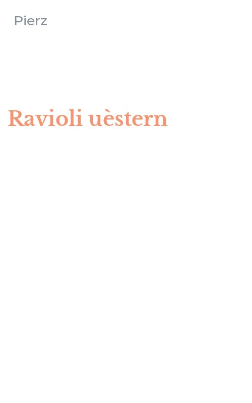 Ravioli uèstern