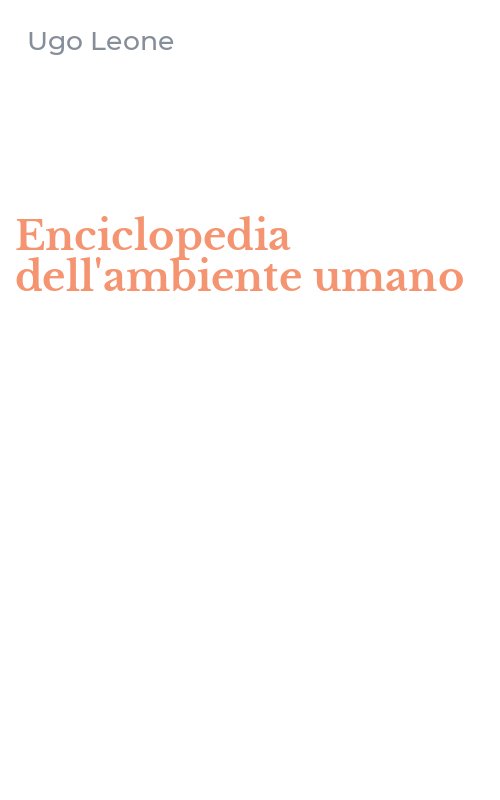 Enciclopedia dell'ambiente umano