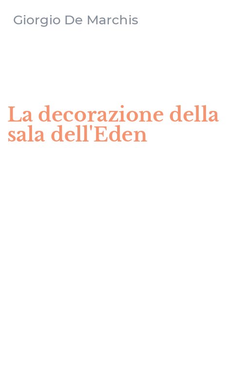 La decorazione della sala dell'Eden