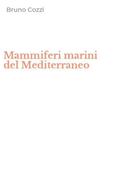 Mammiferi marini del Mediterraneo