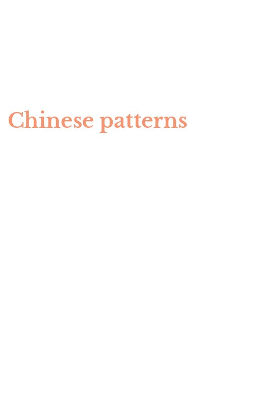 Chinese patterns