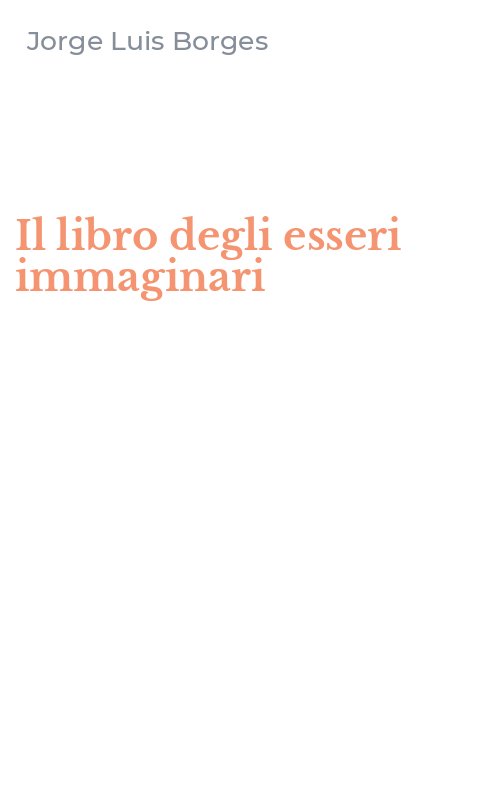 Il libro degli esseri immaginari