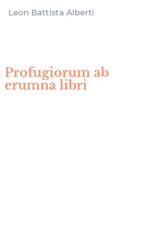 Profugiorum ab erumna libri