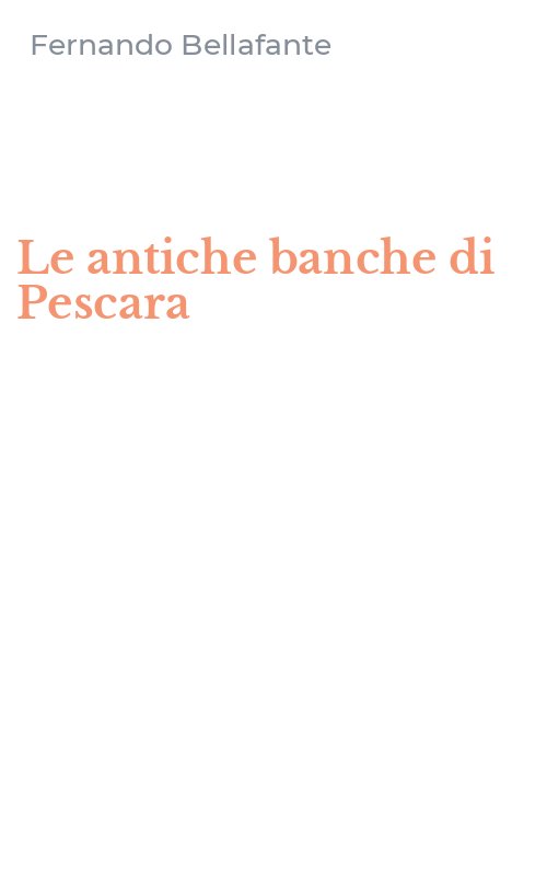 Le antiche banche di Pescara