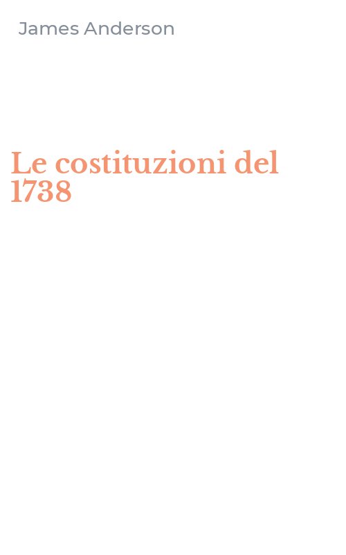 Le costituzioni del 1738