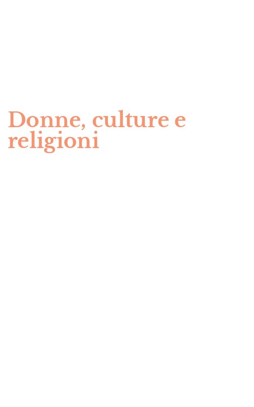 Donne, culture e religioni
