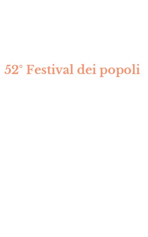 52° Festival dei popoli