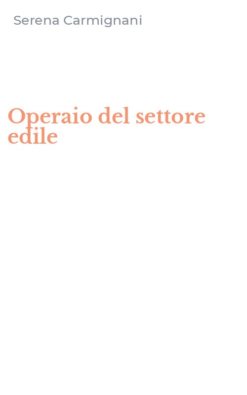 Operaio del settore edile