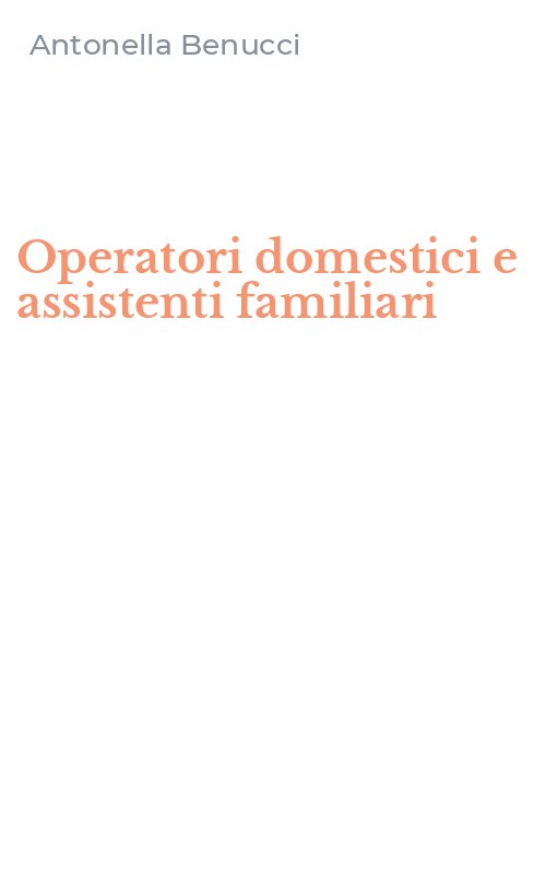 Operatori domestici e assistenti familiari