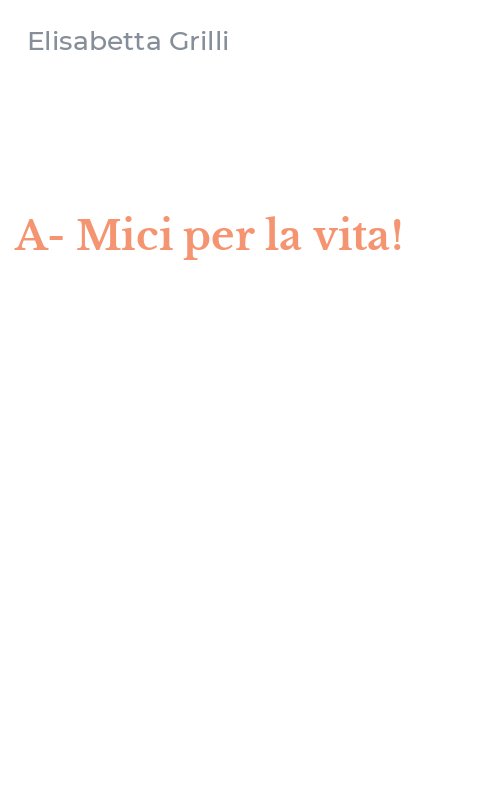 A-Mici per la vita!