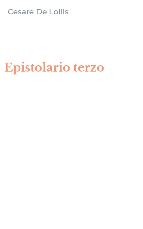 Epistolario terzo