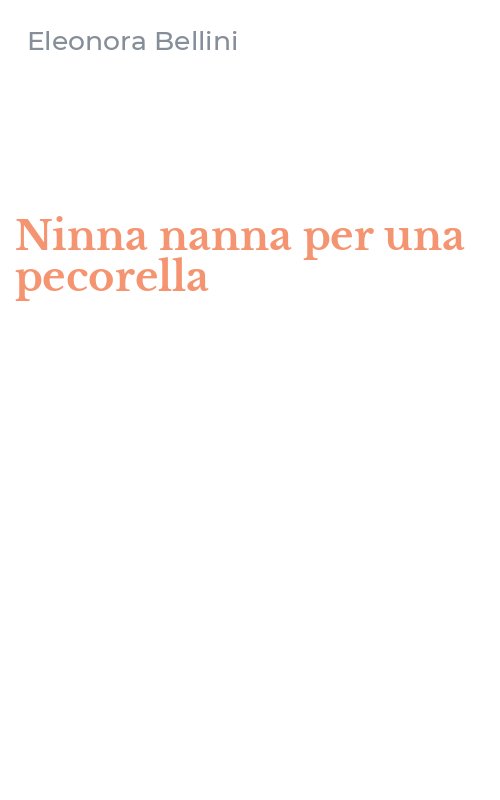 Ninna nanna per una pecorella