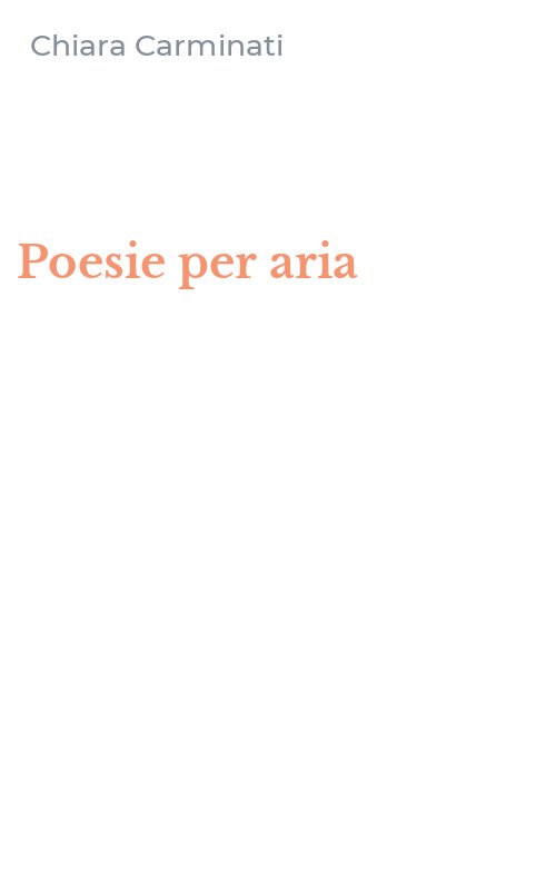 Poesie per aria