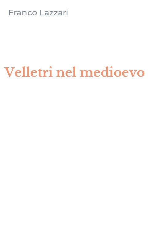 Velletri nel medioevo