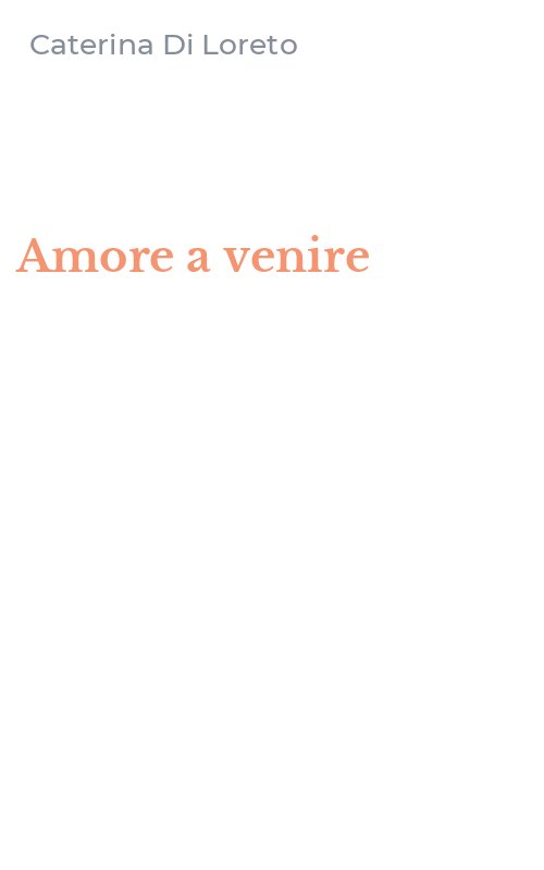 Amore a venire