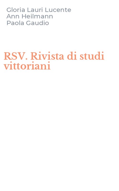 RSV. Rivista di studi vittoriani