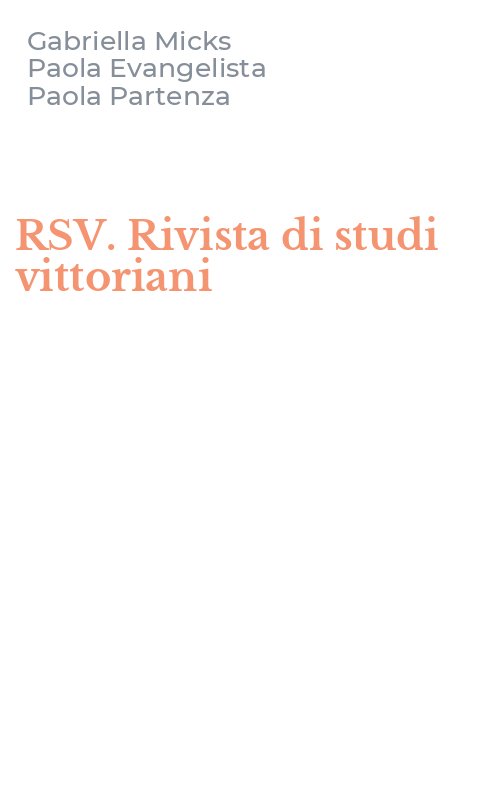 RSV. Rivista di studi vittoriani