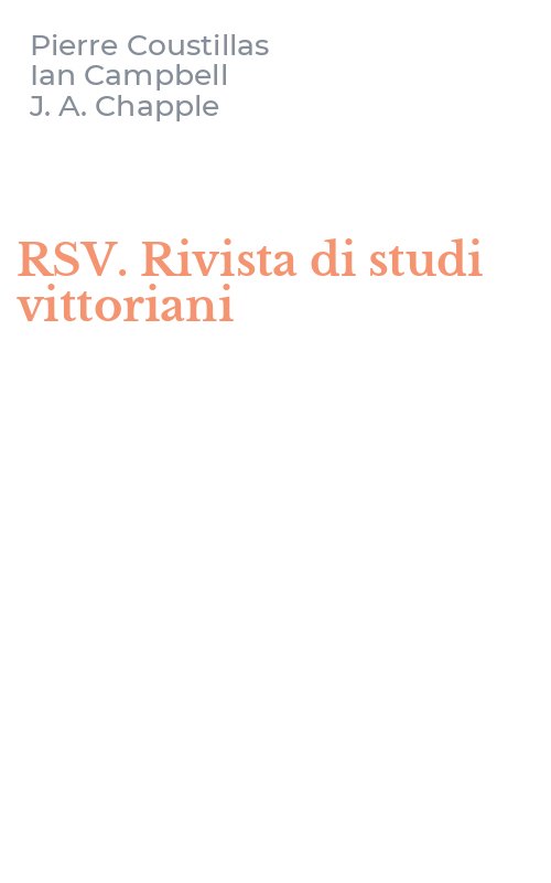 RSV. Rivista di studi vittoriani