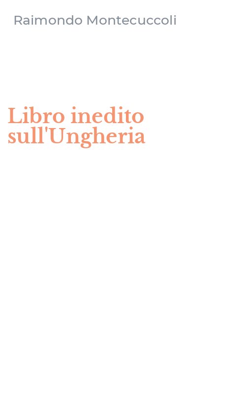Libro inedito sull'Ungheria
