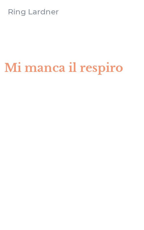 Mi manca il respiro