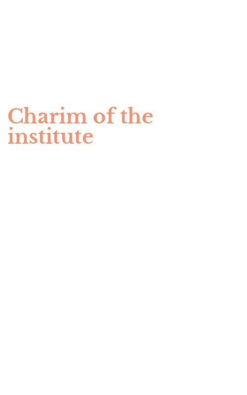 Charim of the institute