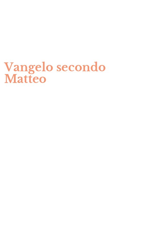 Vangelo secondo Matteo
