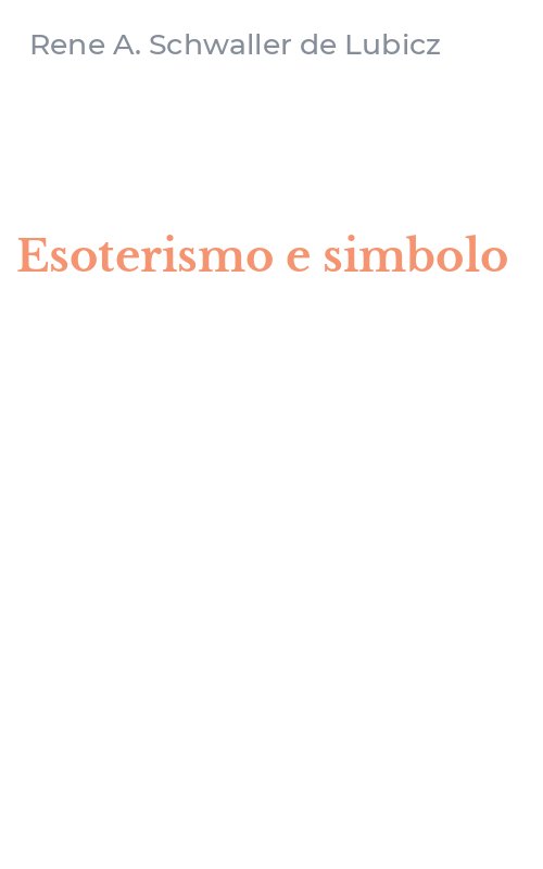Esoterismo e simbolo
