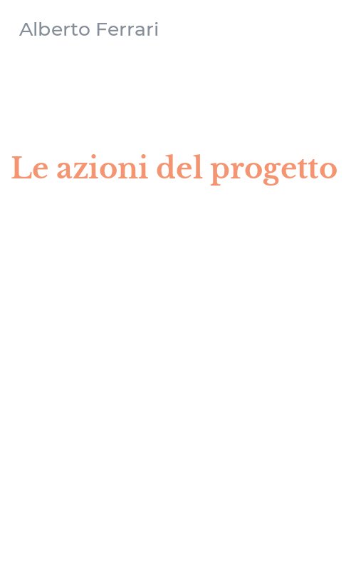 Le azioni del progetto
