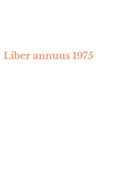 Liber annuus 1975