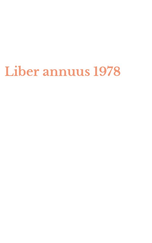 Liber annuus 1978