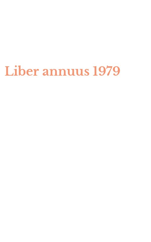 Liber annuus 1979