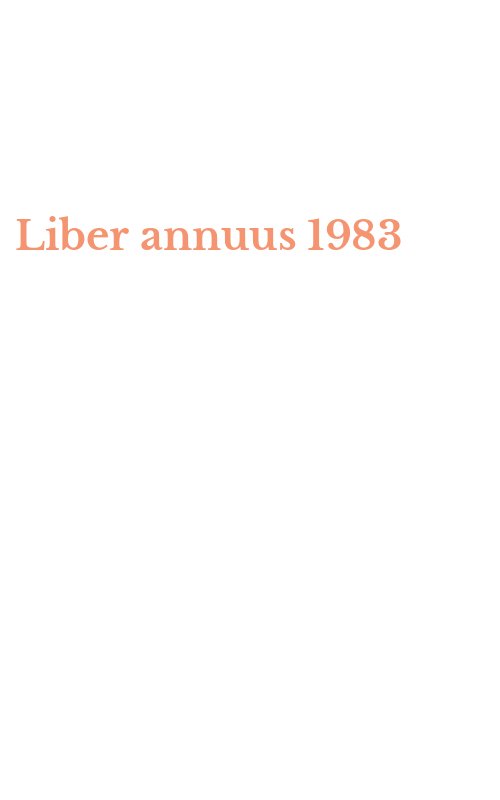 Liber annuus 1983